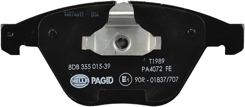 HELLA PAGID 8DB 355 015-391 Bremsbelagsatz - T1989 - Dicke/Stärke: 20.3mm - Bremssystem: Teves - für