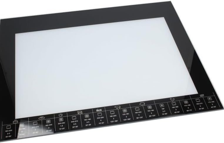 ensipart Innenscheibe für Backofentüre Ersatzglas innen kompatibel wie Amica 9085611