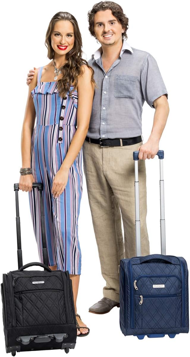 Flight Knight Koffer Zum Verstauen Unter Dem Sitz Mit 2 Rollen easyJet Air Berlin Handgepack 42cm Gr