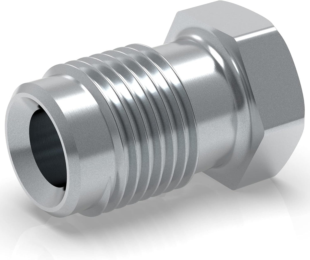 100x Verschraubung M10 x 1 für Bremsleitung 4,75 mm Bördel E Typ D Profi Verbinder DIN/ISO 1651 konf