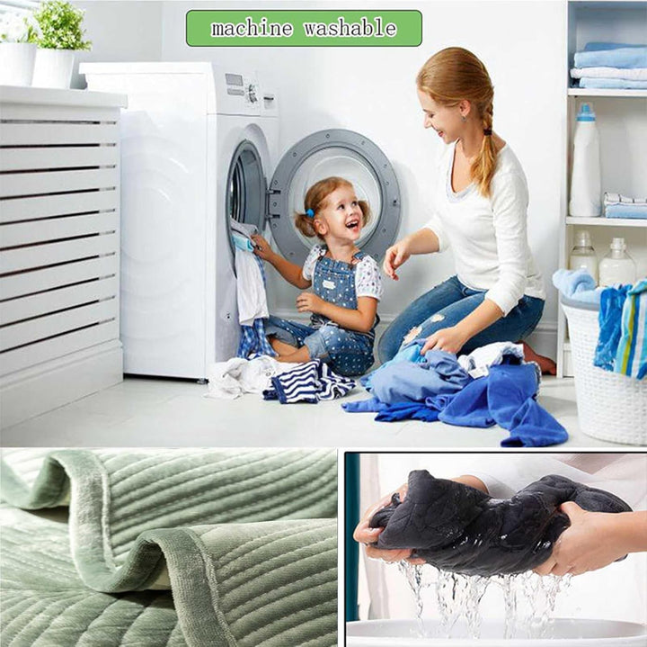 MTHGH Sofabezug Ecksofa l Form Wasserdicht，sofaschoner rutschfest Hund Katze Couch Überzug Ecksofa u
