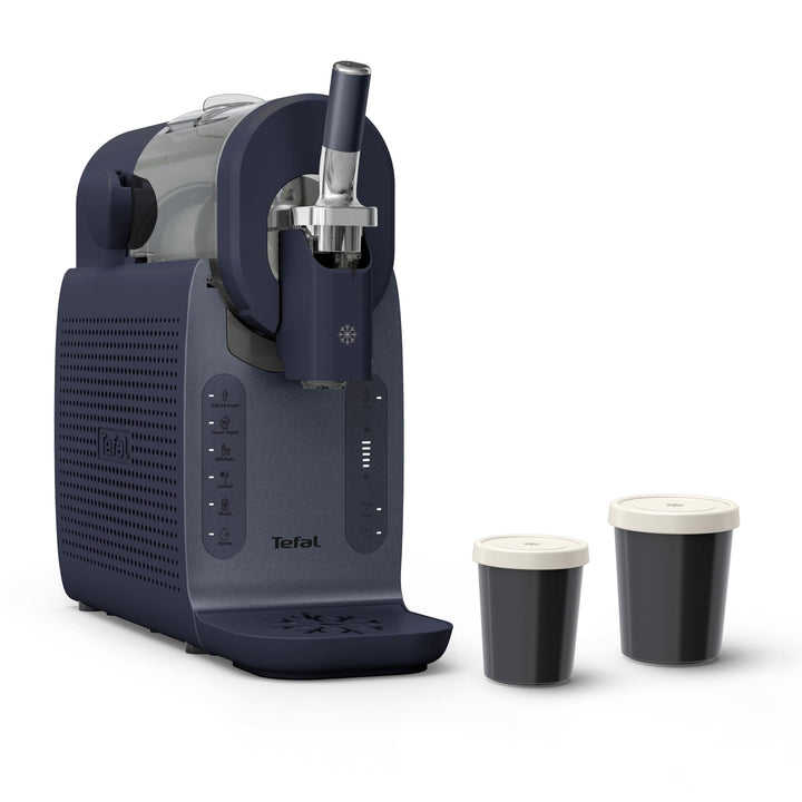 Tefal Freezi Instant Softeis- & Slushmaschine, inkl. 2 Eisbehälter, 5 Automatikprogramme, automatisc