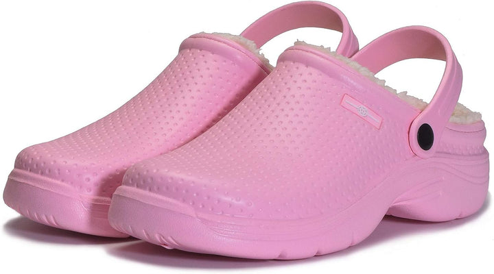 Eagsouni Clogs Hausschuhe Gefüttert Herren Damen Winter Gartenschuhe Wasserdicht Gartenclogs Warme P