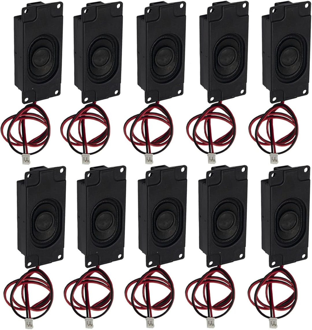 AZDelivery 10 Stück DFplayer Mini 3 Watt 8 Ohm tragbarer Mini-Lautsprecher mit JST-PH2.0 mm Pin Schn