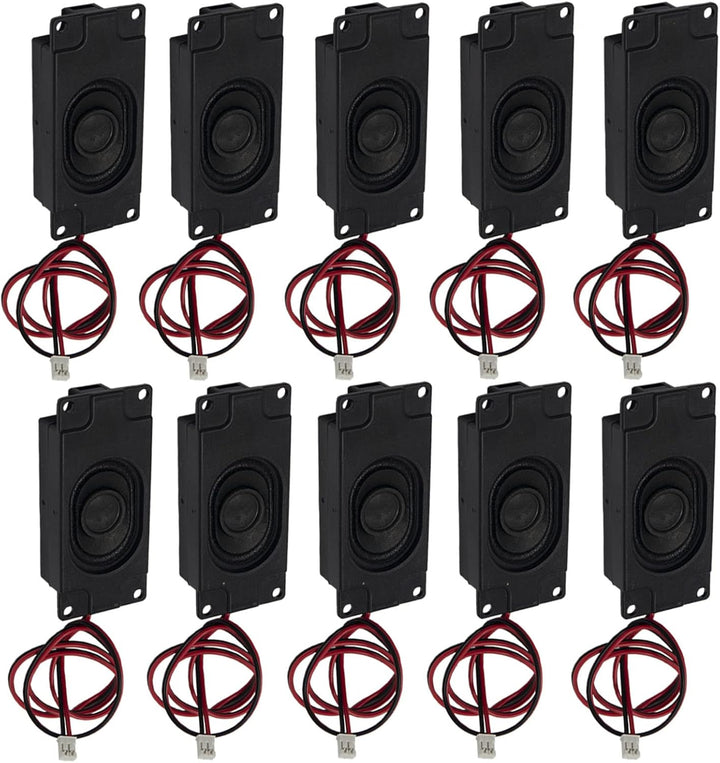 AZDelivery 10 Stück DFplayer Mini 3 Watt 8 Ohm tragbarer Mini-Lautsprecher mit JST-PH2.0 mm Pin Schn