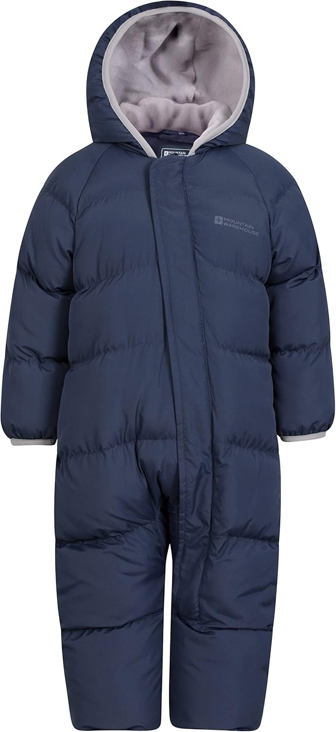 Mountain Warehouse Frosty Kinder Winter Anzug Gefüttert Schneeanzug 6-12 Monate Marine, 6-12 Monate