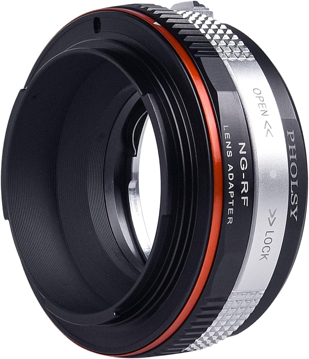 PHOLSY Objektivadapter Manueller Fokus mit dem Blendensteuerring Kompatibel mit Nikon G/F/AI/AIS/D/A