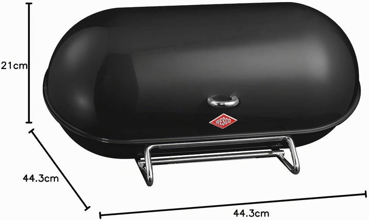 WESCO 2621 Brotkasten Breadboy 21x44.3x23cm schwarz