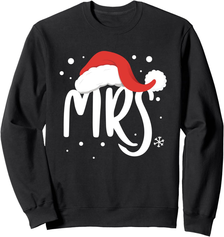 Mr Mrs Verliebte Partner Look Pärchen Weihnachts Geschenk Sweatshirt