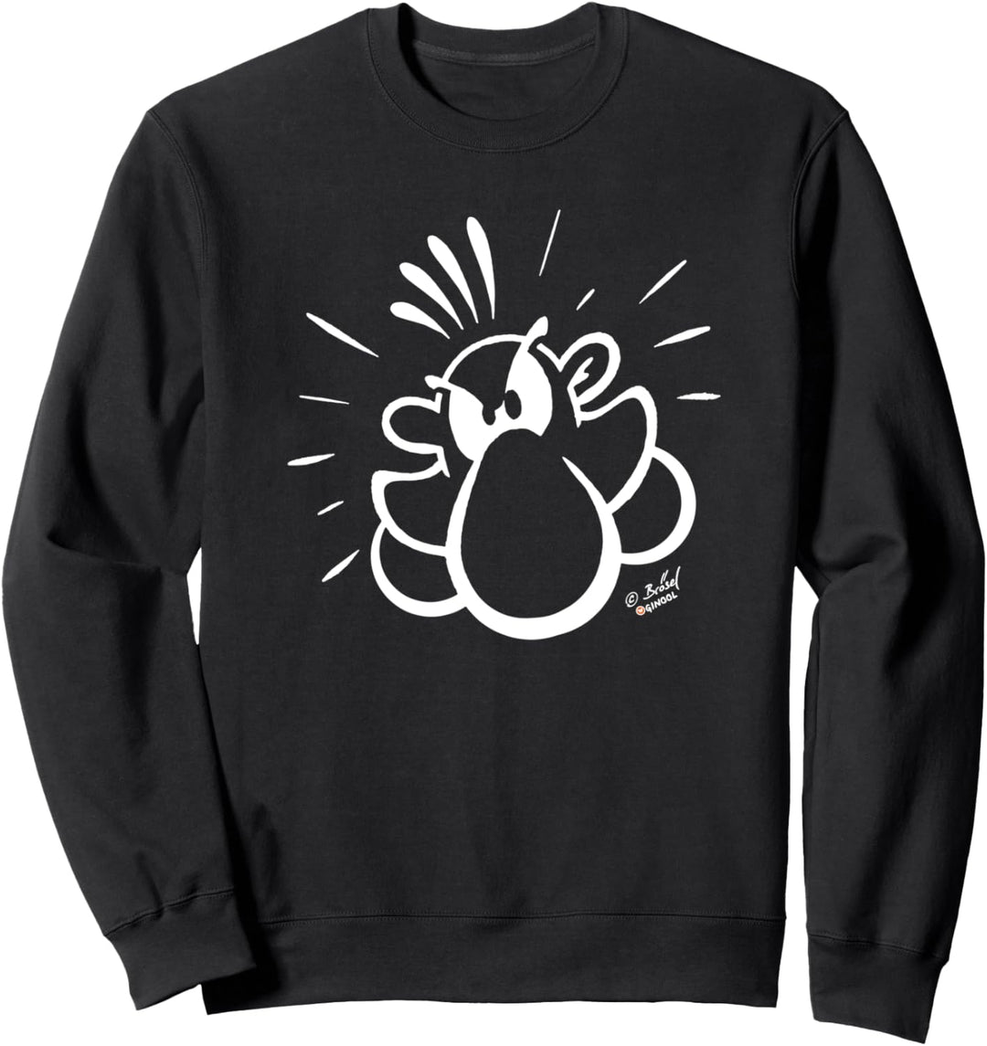 WERNER Kopf weiss Sweatshirt