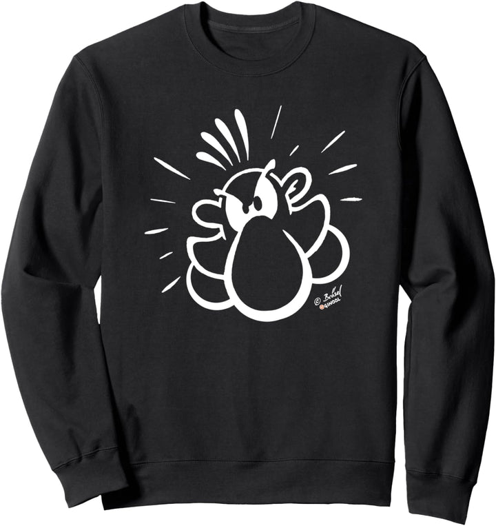 WERNER Kopf weiss Sweatshirt