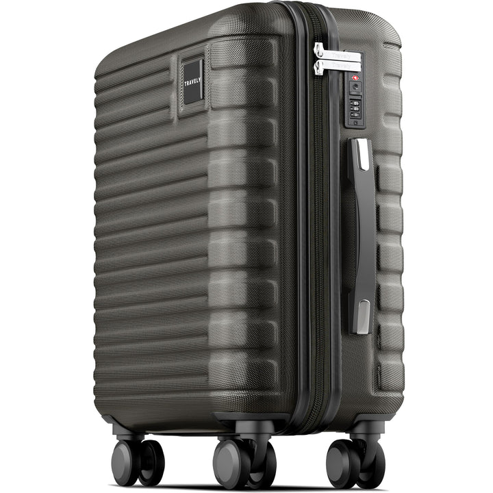Travely Premium Handgepäck Koffer 55x35x25cm - passend für Air France, KLM und co. I 36L Handgepäck