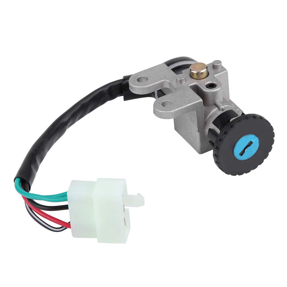 Yctze1 Set 5Pin Stecker 2 Schlüssel Zündschalter Schlüsselverriegelung Tankdeckel Set für Gy6 50ccm,