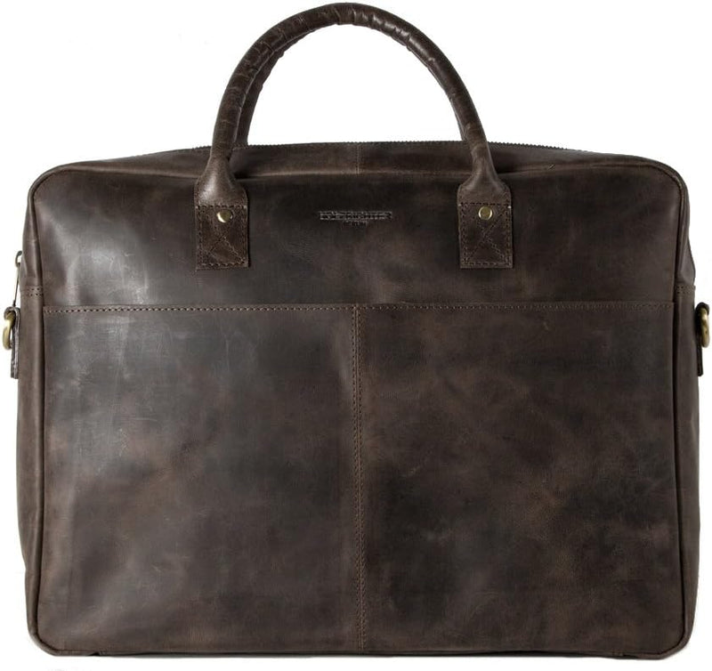 HOLZRICHTER BERLIN Briefcase Aktentasche (M). Handgefertigte grosse Tragetasche, Laptoptasche und Um