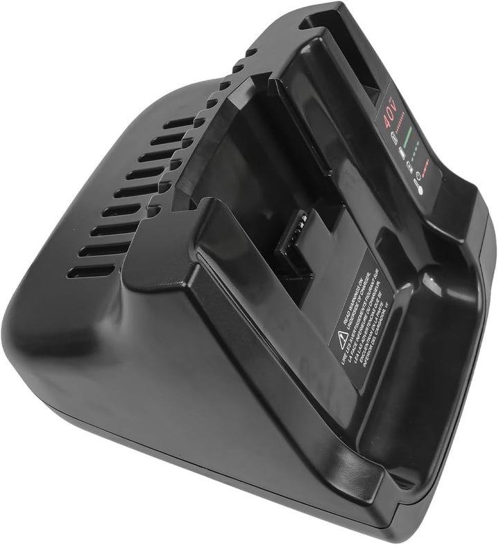 Sarini Ersatz-Akkuladegerät für Black and Decker 36 V-40 V Lithium-Akku, Schnellladegerät mit Zwei U