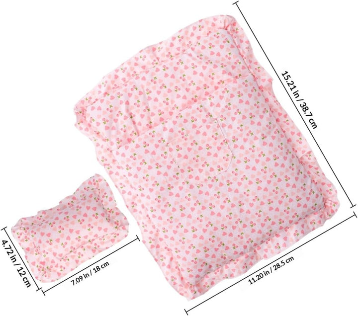 Supvox 1 Satz Puppen-erdbeer-Schlafsack Puppen Erdbeermatratze -Accessoire Doll Erdbeerschlafsack Pu