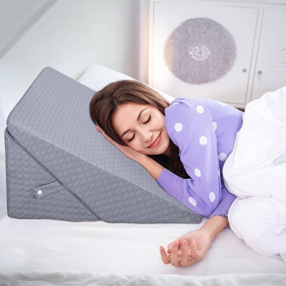 INFANZIA Verstellbares Keilkissen, Hochdichteschaum Lesekissen für Bett und Sofa, Ergonomisches Kopf