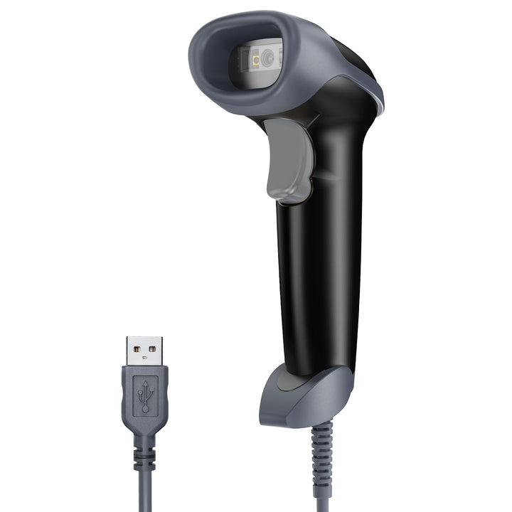 Eyoyo Kabelgebundener USB-2D-Barcode-Scanner – Automatischer Handscanner für QR-Codes, PDF417 und Da