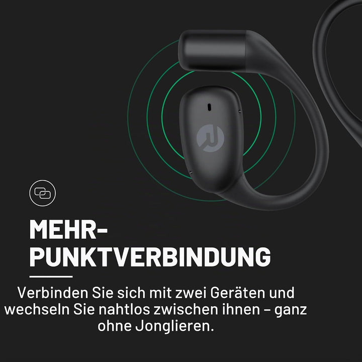 Raycon Essential Open Earbuds - True Wireless Open Ear Bluetooth 6.0 Kopfhörer, ultraleicht, Komfort