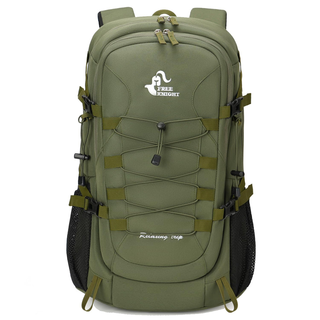 Bseash 40L Leichter wasserdichter Wanderrucksack mit Regenschutz, Outdoor Sport Reise Tagesrucksack