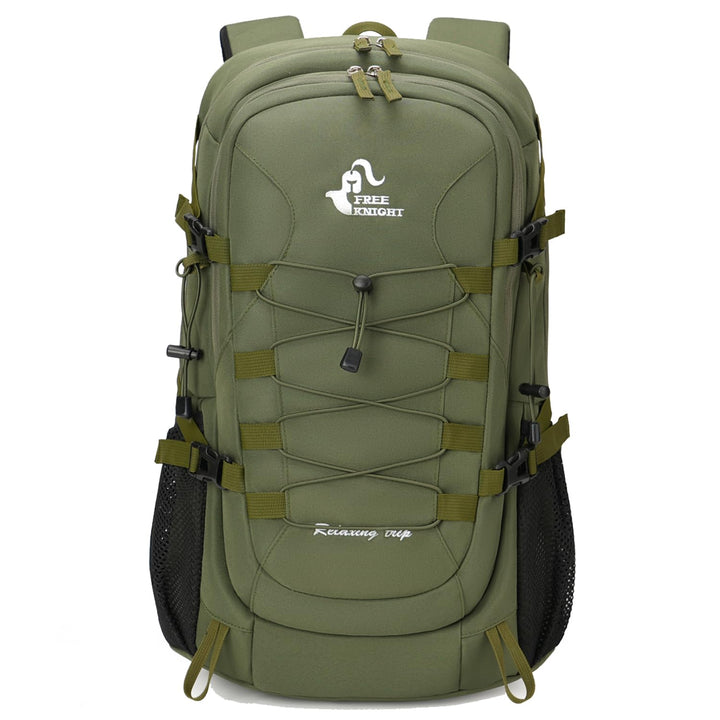 Bseash 40L Leichter wasserdichter Wanderrucksack mit Regenschutz, Outdoor Sport Reise Tagesrucksack