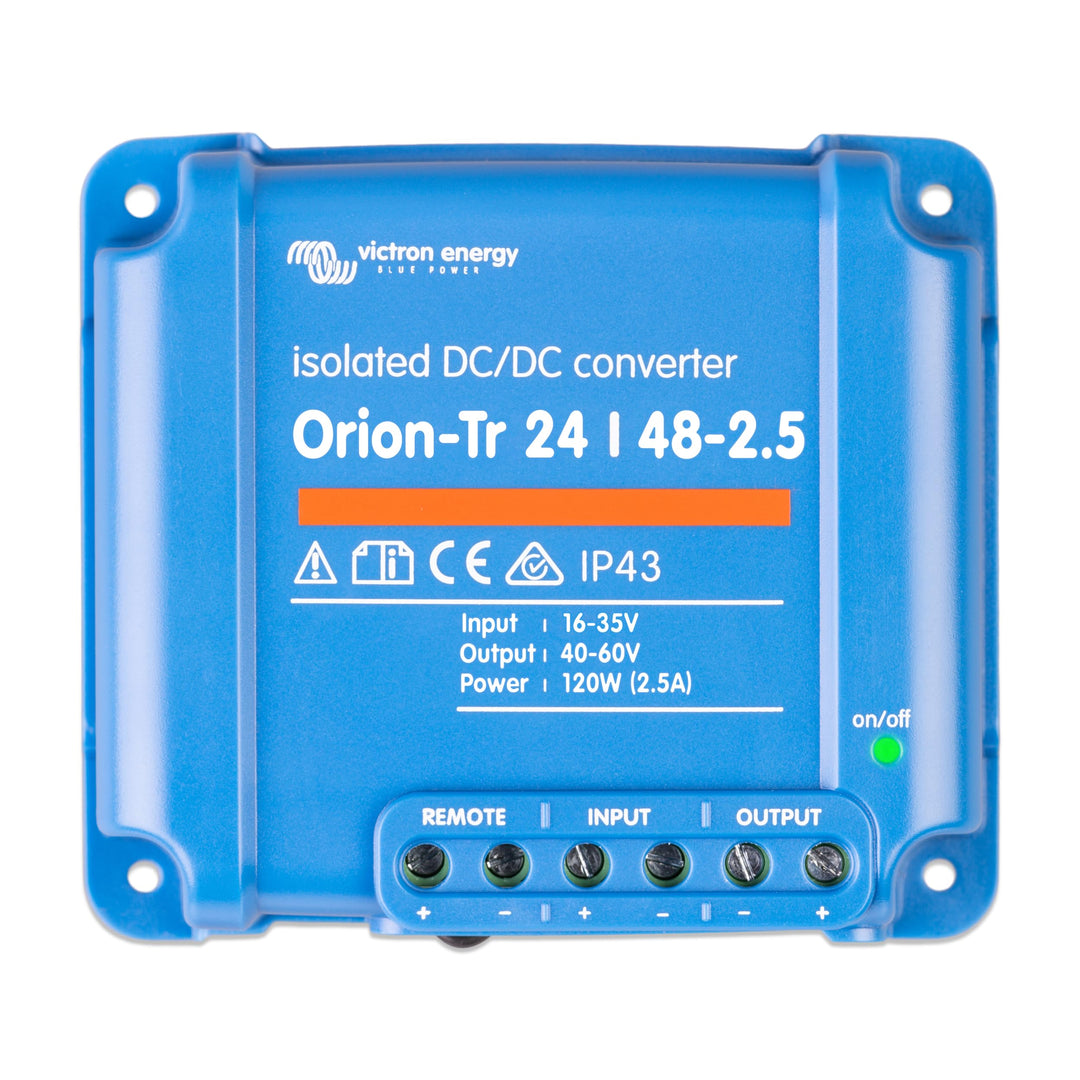 Victron Energy Orion-Tr IP43 24/48-Volt 2.5 Amp 120-Watt DC-DC Konverter, Isoliert STANDARD, STANDAR