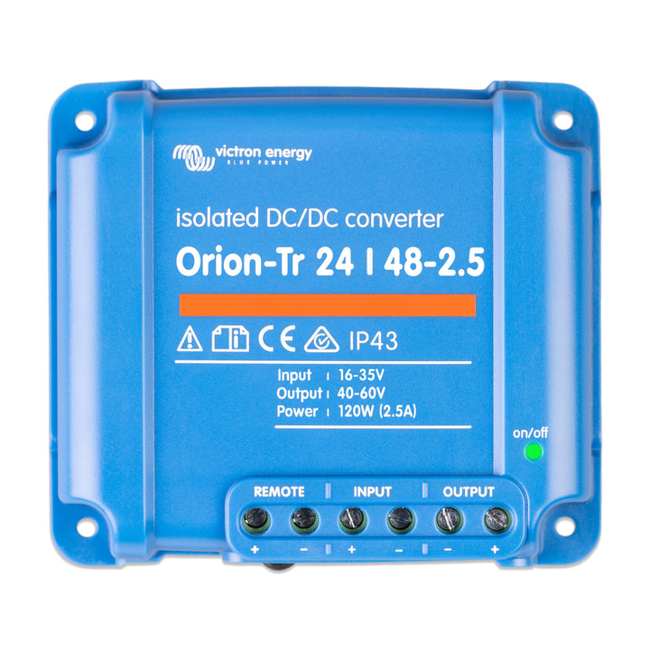 Victron Energy Orion-Tr IP43 24/48-Volt 2.5 Amp 120-Watt DC-DC Konverter, Isoliert STANDARD, STANDAR
