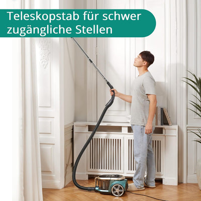 Eureka Apollo beutelloser Staubsauger, leichter Zylinderstaubsauger mit Single Cyclone System, 800W