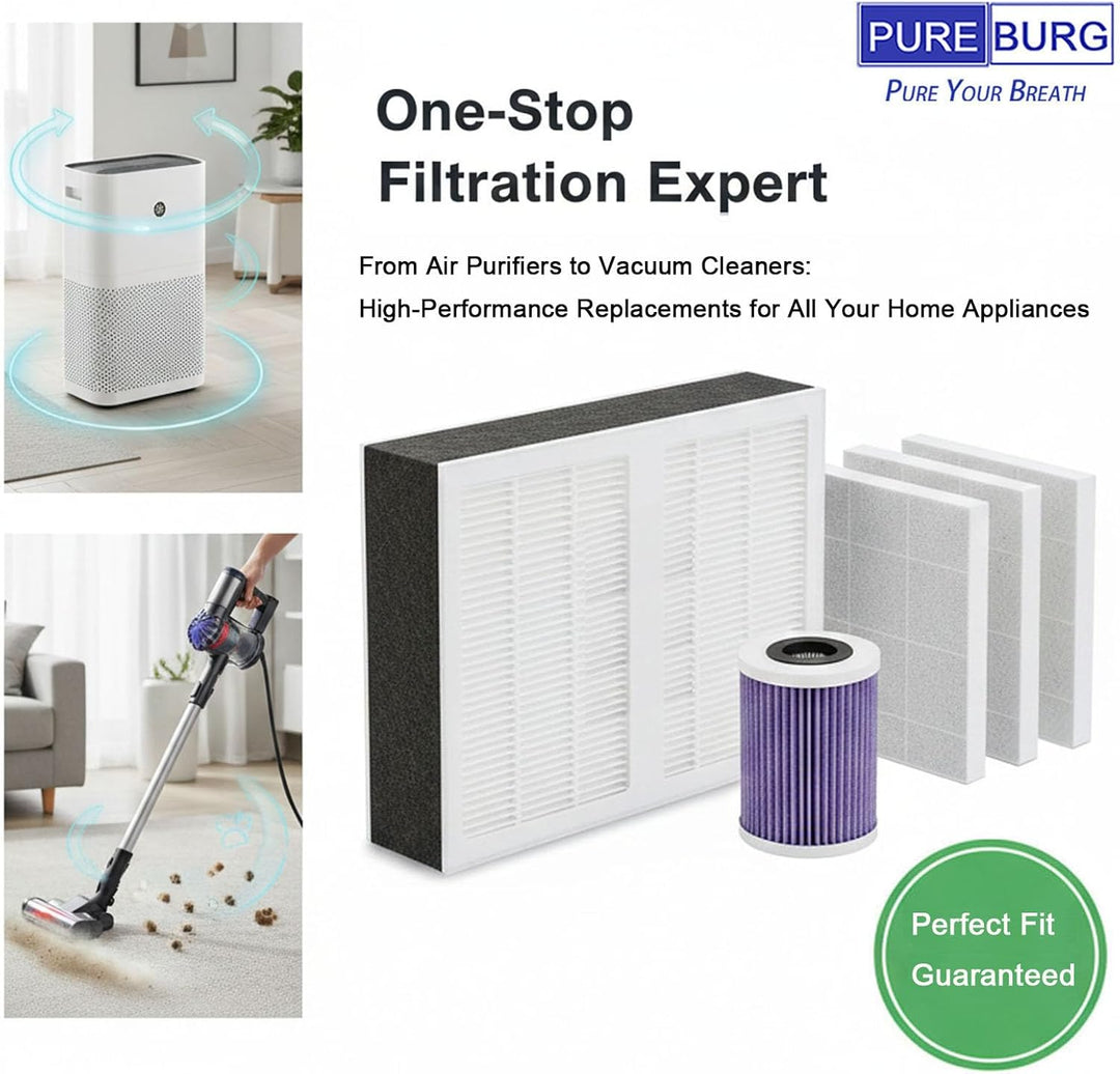 PUREBURG ErsatzFilter kompatibel mit Bissell MYair+ und MYair HUB Luftreinigern 2905A 3179A, Teilenu