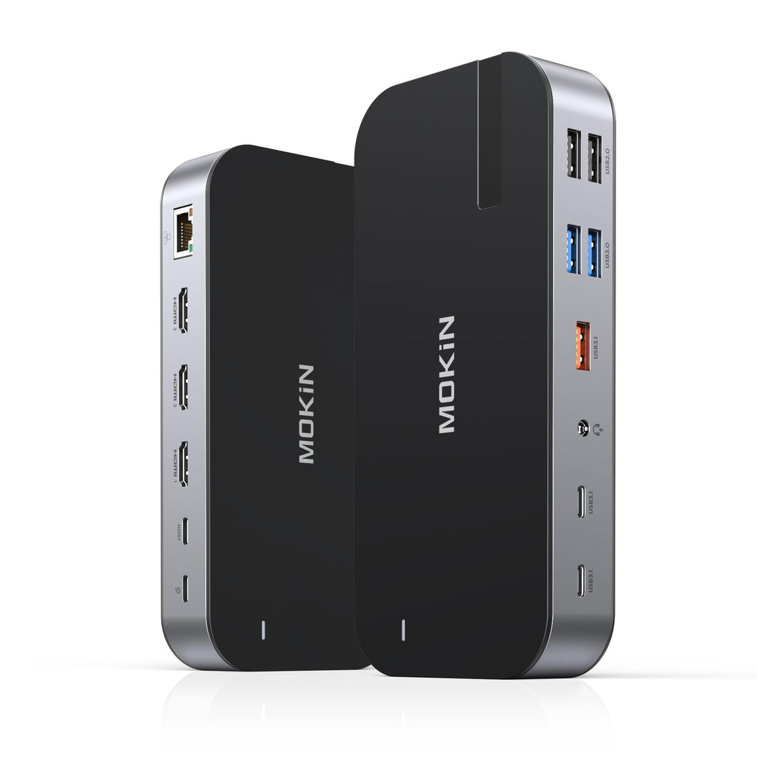 USB C Docking Station 3 HDMI, 16 in 1 Docking station zwei Monitor, Laptop Docking station drei Disp