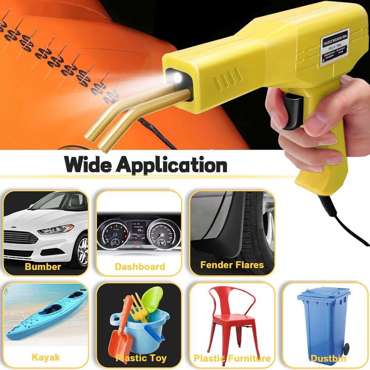 150W Kunststoff Schweissgerät 2 in 1 Stossstangen Reparatur Set Kunststoff Schweissen mit 800PCS Hot