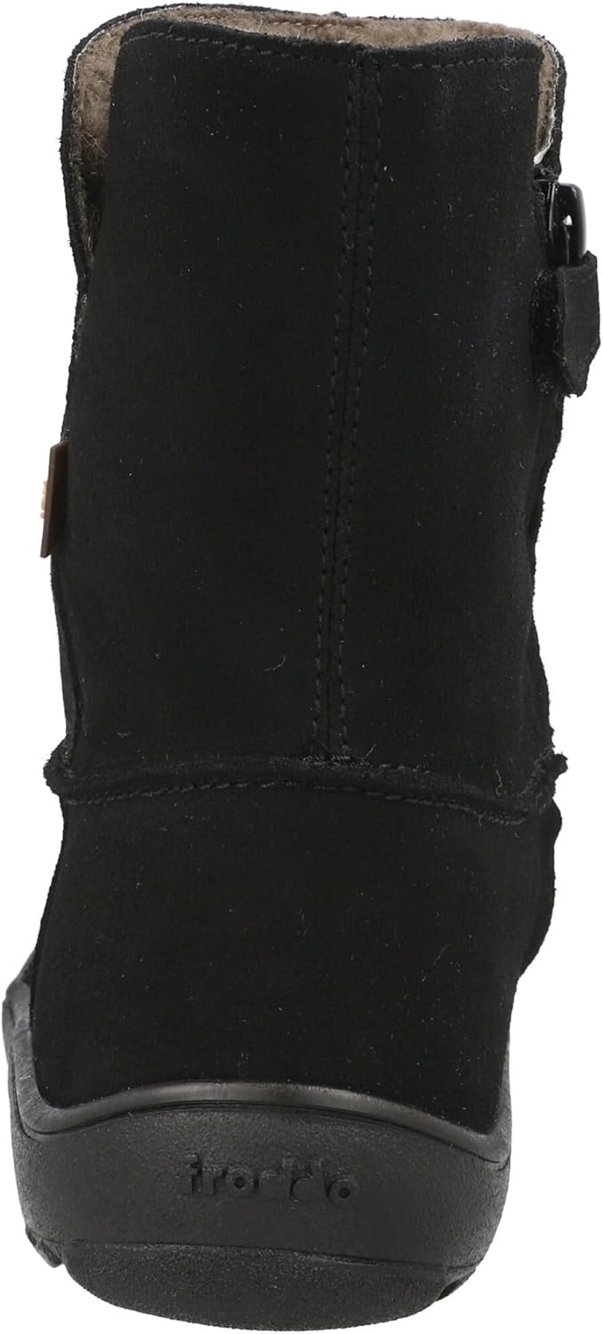 Froddo G3160207 Kids Stiefel aus Veloursleder 29 EU Schwarz, 29 EU Schwarz