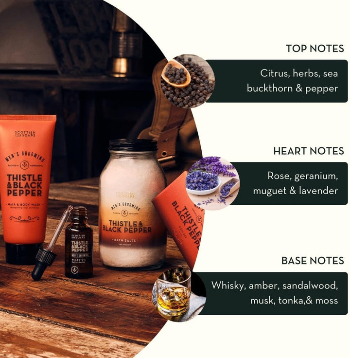 Scottish Fine Soaps Bartöl Thistle & Black Pepper 30ml