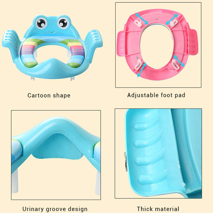 Töpfchen-Trainingssitz, Verstellbarer Toiletten-Trainingssitz, Kleinkind-Töpfchensitz für und Mädche