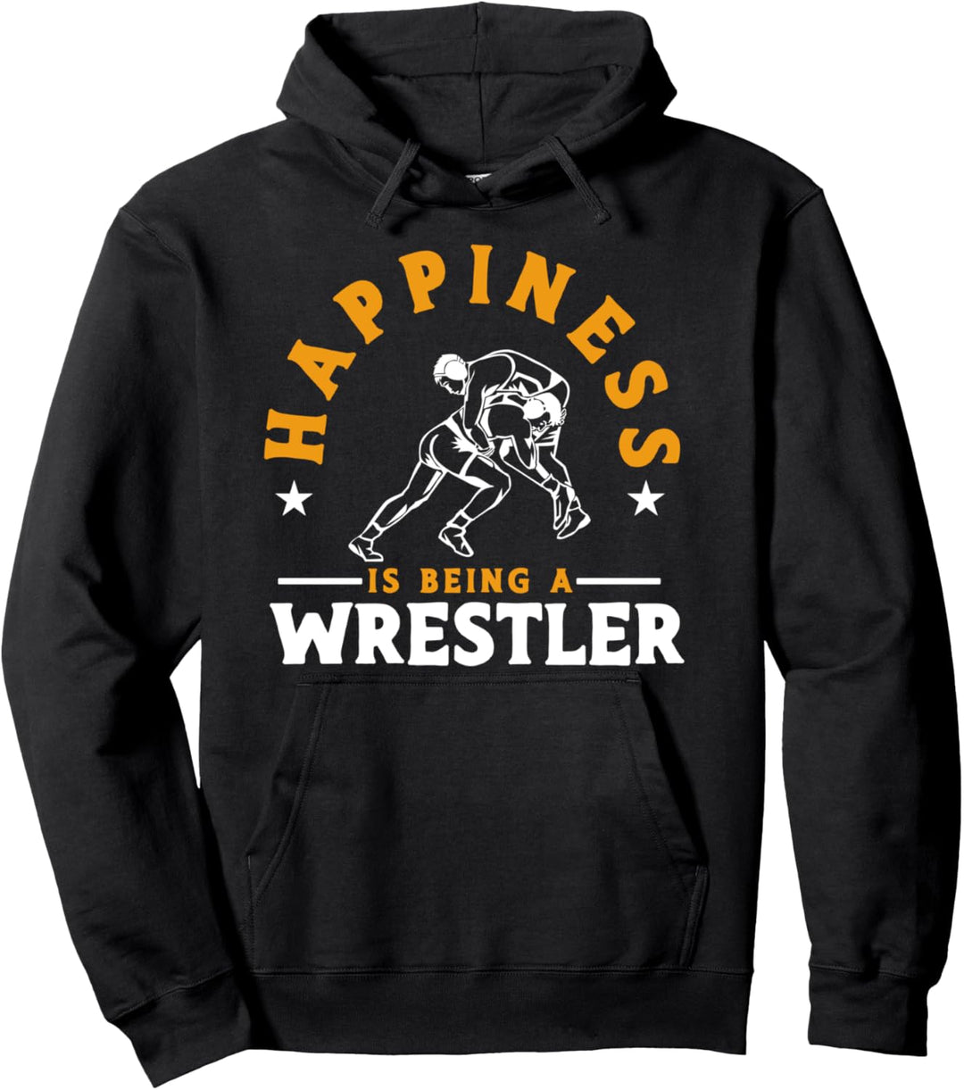 Ringen Wrestling Ringer Ringer Lektion Pullover Hoodie