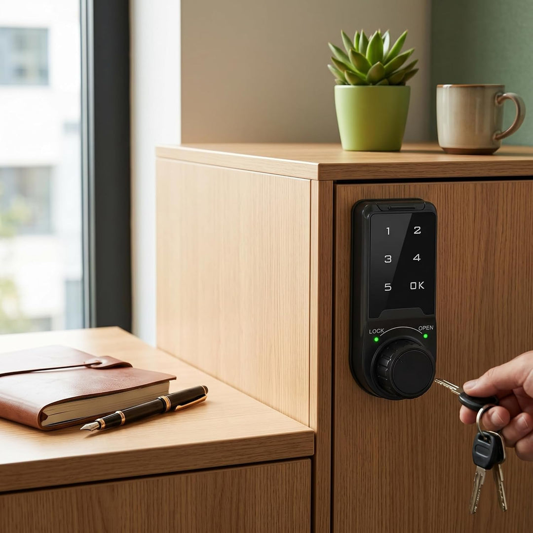 FTVOGUE Code Sicherheitsschloss Touch Digital Tastatur Elektronische Riegelschloss Passwort Key Acce