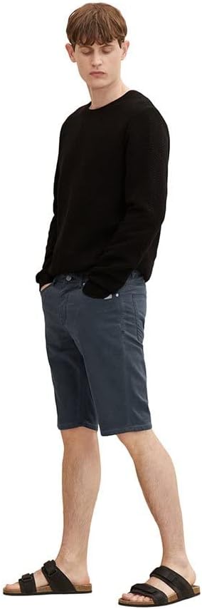 TOM TAILOR Herren Bermuda Jeans Shorts 1031271 33 10668 - Sky Captain Blue, 33 10668 - Sky Captain B