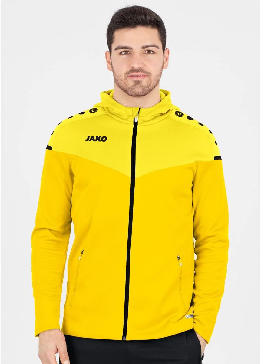 Jako Damen Kapuzenjacke Champ 2.0, marine/darkblue/skyblue, 44, 6820 38 Citro/Citro Light, 38 Citro/