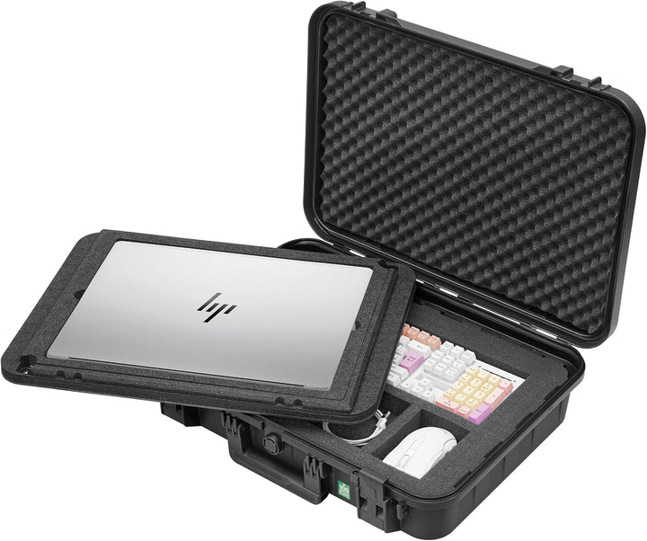 TOMcase Laptop Koffer 16-18 Zoll wasserdicht - ECO Schutzkoffer - Outdoor | Koffer für Notebook Tabl