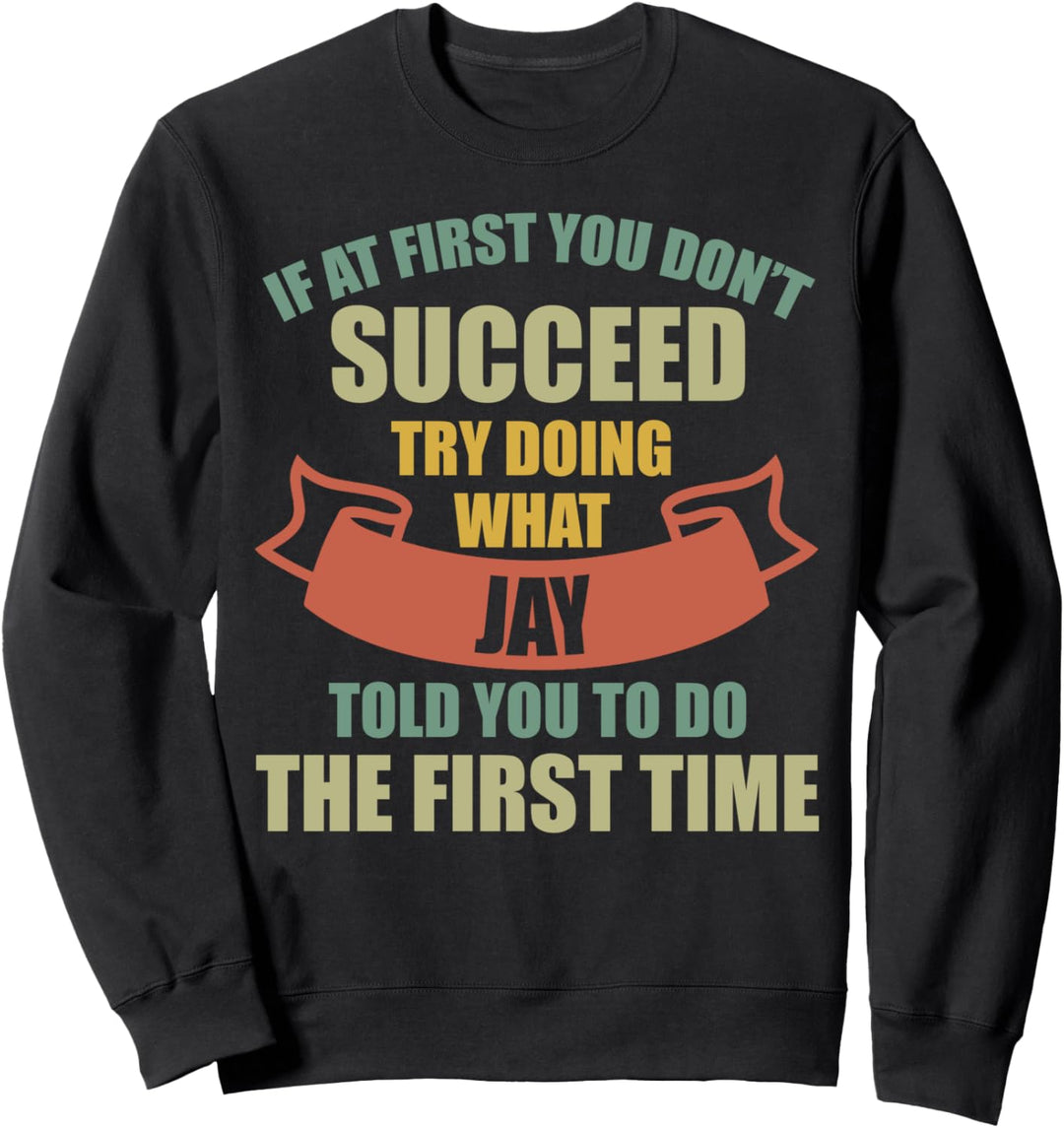 JAY Personalisiertes Namenshemd JAY Vorname Sweatshirt