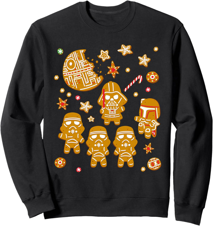 Star Wars Gingerbread Cookies Galactic Empire Holiday Sweatshirt