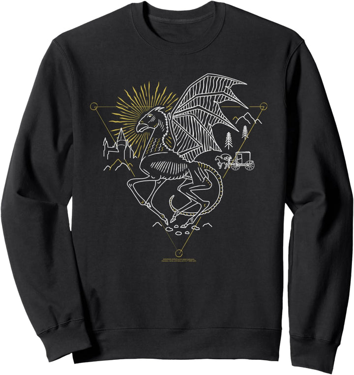 Harry Potter Thestral Line Art Sweatshirt