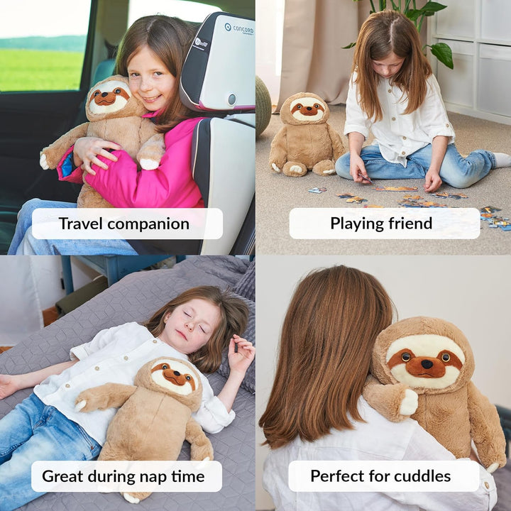 ODOXIA Faultier als Weighted Stuffed Animal 1.4 kg | Das Gewichtskuscheltier für Kinder und Erwachse