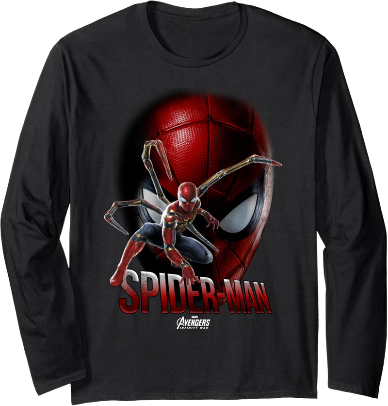 Marvel Avengers: Infinity War Spider-Man Collage Langarmshirt