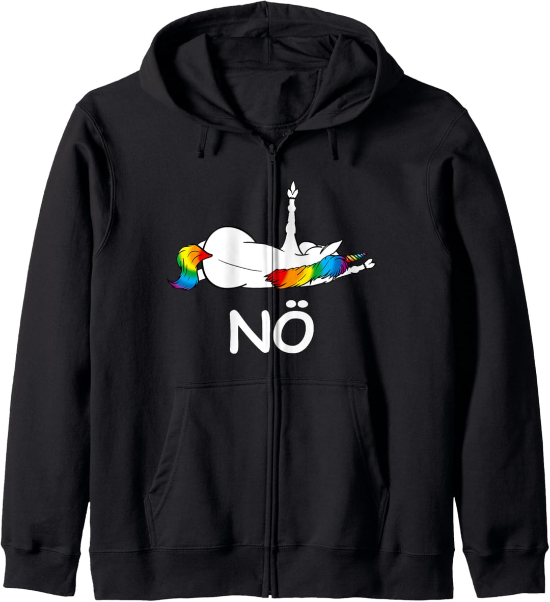 Einhorn Spruch Nö Nicht Heute Statement Lustiges Einhorn Kapuzenjacke