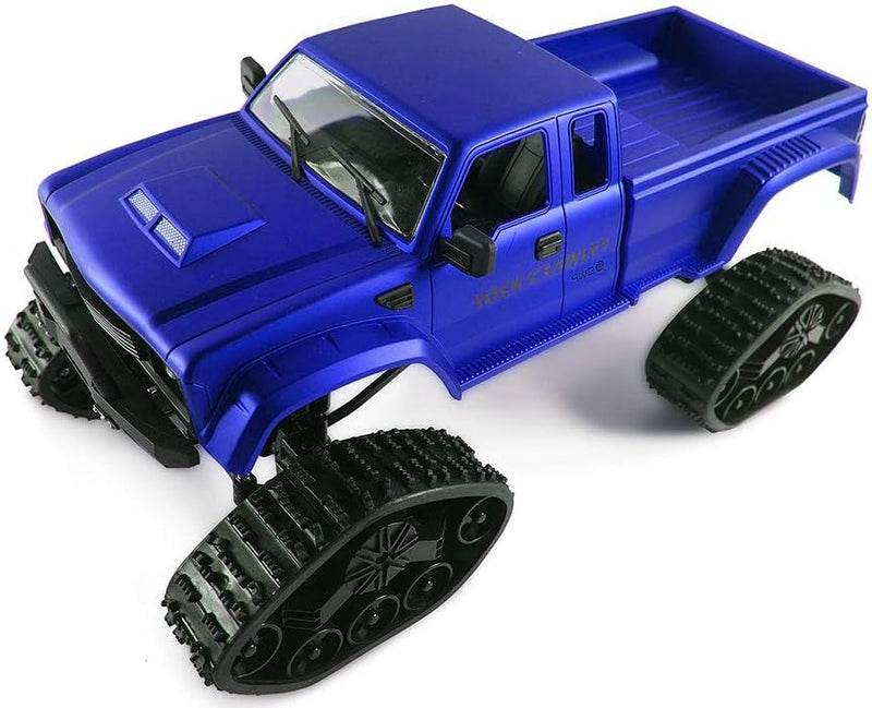 Amewi Pickup Truck Brushed 1:16 RC Modellauto Elektro Crawler Allradantrieb (4WD) RtR 2,4GHz, Blau