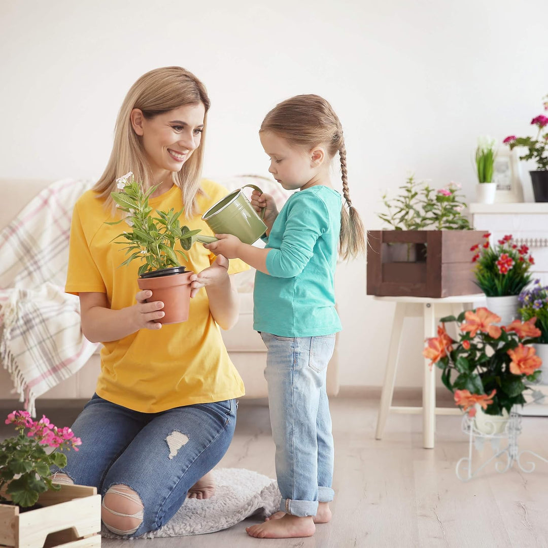 Relaxdays Blumenständer Metall, 3 Etagen, zum Klappen, dekorative Blumentreppe, vintage, innen &amp; aus