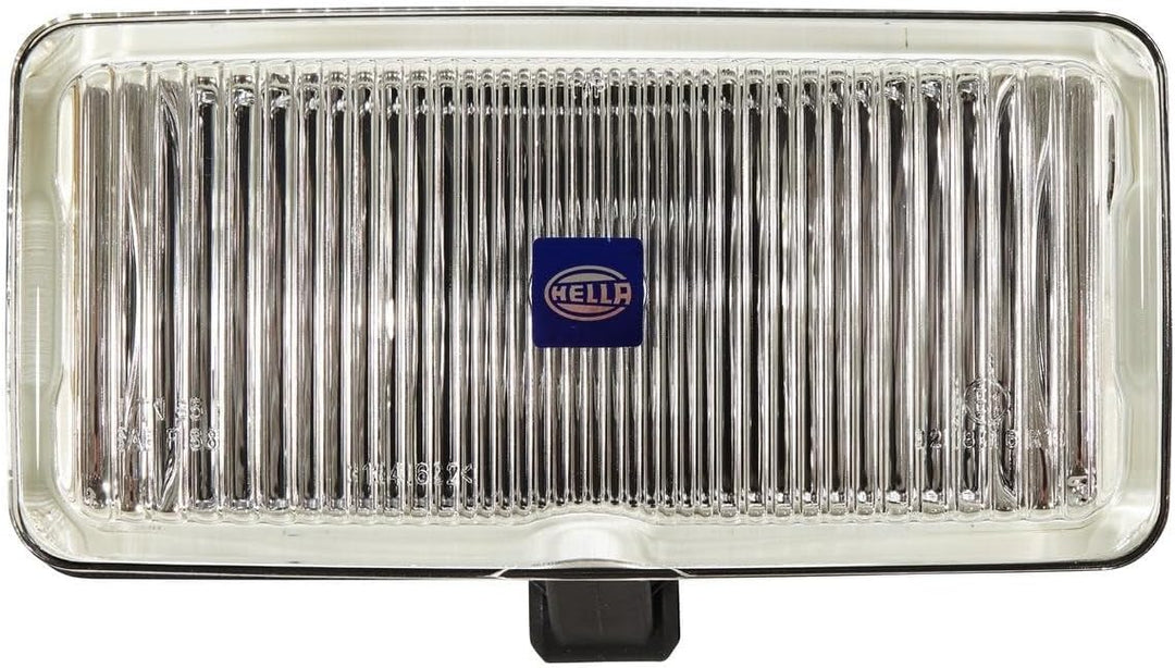 HELLA - Halogen-Nebelscheinwerfer - Comet 550 - 12/24V - rechteckig - Anbau/Einbau - gehärtete Streu