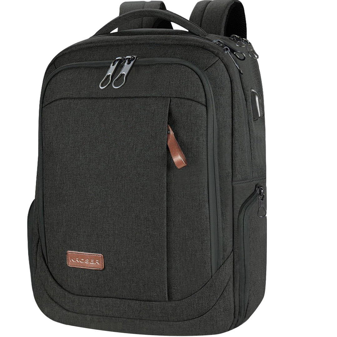 KROSER Laptop Rucksack 17,3 Zoll Reiserucksack Handgepäck Tagesrucksack Wasserabweisende Multifunkti