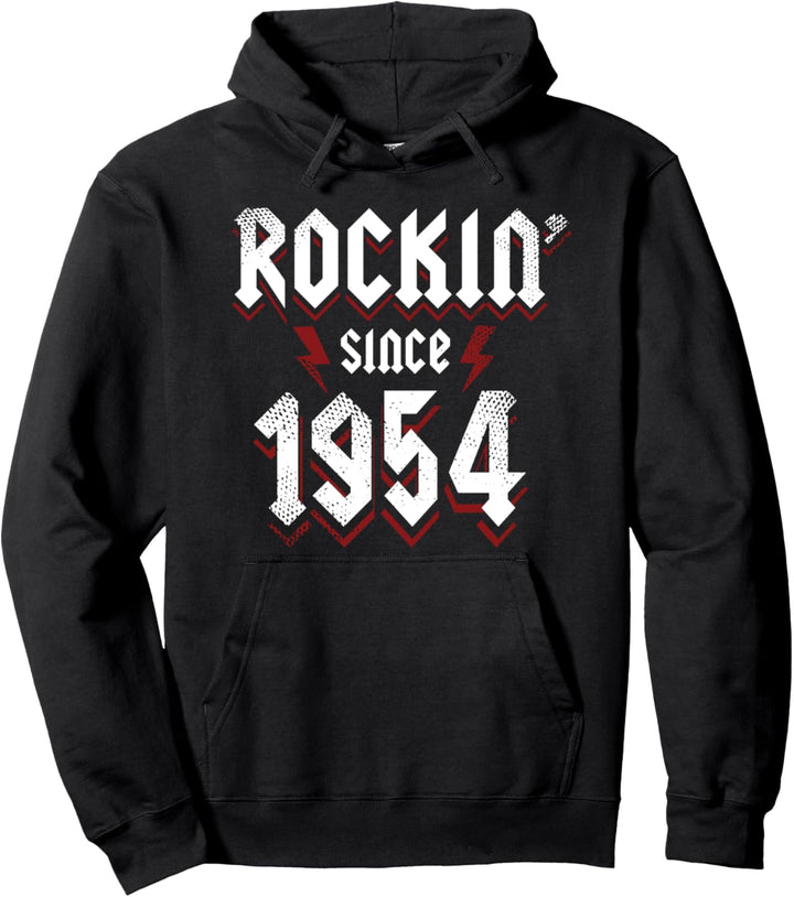 Rockin Since 1954 69 Jahre alte Rockmusik 69. Geburtstag Pullover Hoodie